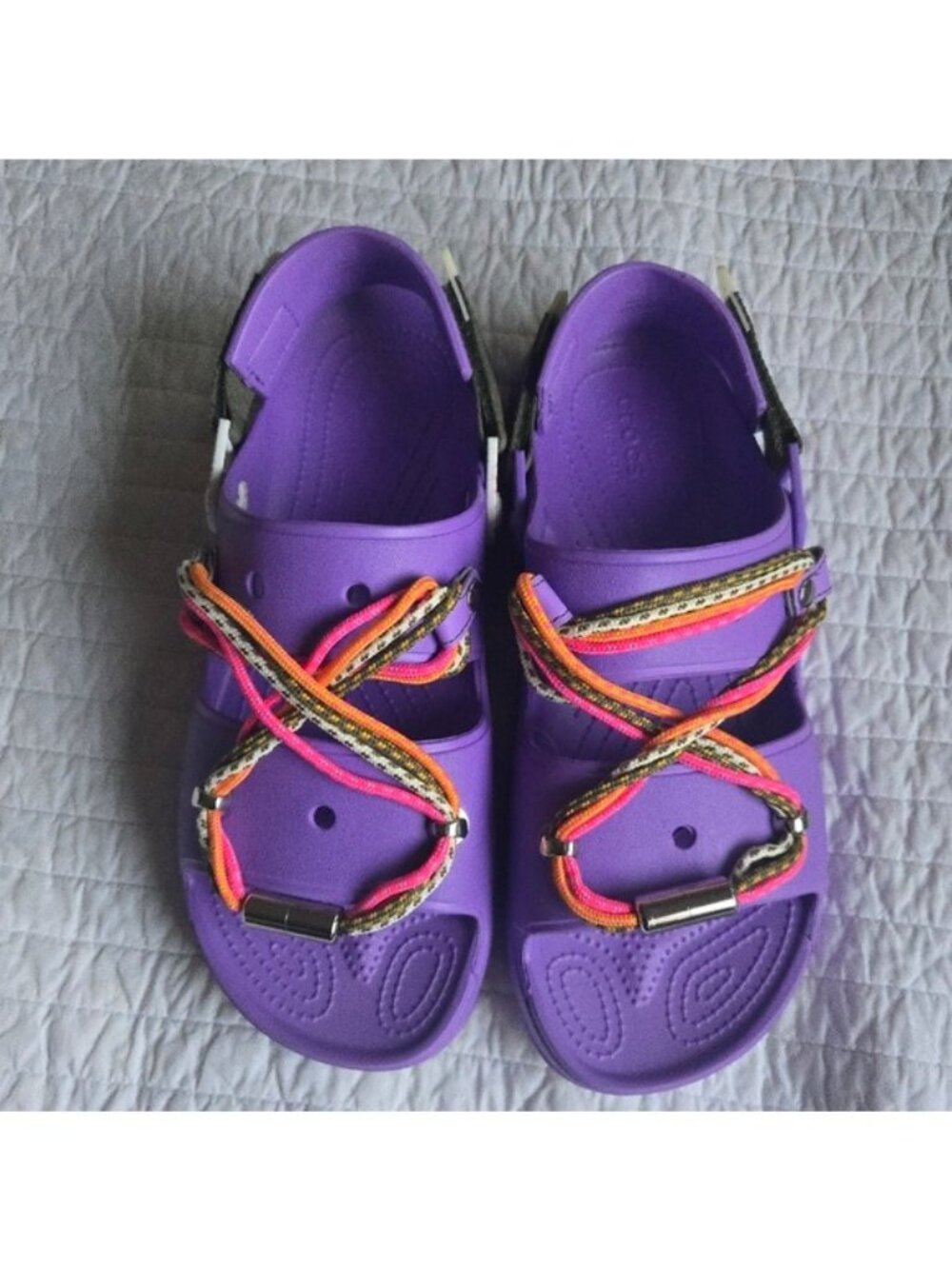 Crocs All Terrain Festival Sandals Men 12 Purple New 042026
